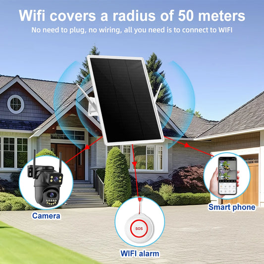 Waterproof Outdoor Solar Powered 4G