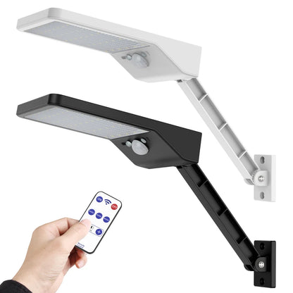 Outdoor Solar Power Street Wall Lamp PIR Motion Sensor