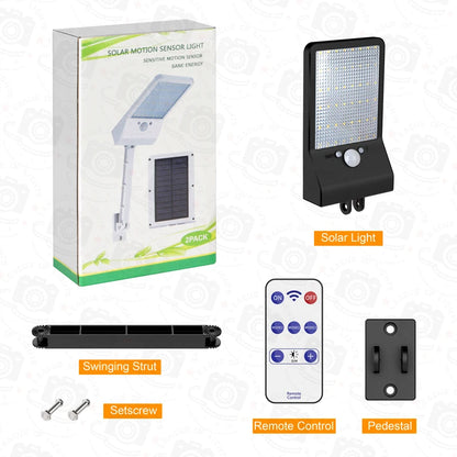 Outdoor Solar Power Street Wall Lamp PIR Motion Sensor