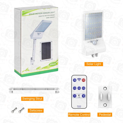 Outdoor Solar Power Street Wall Lamp PIR Motion Sensor