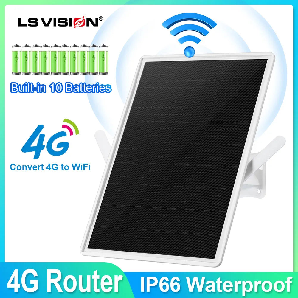 15W Solar Powered 4G Modem Router