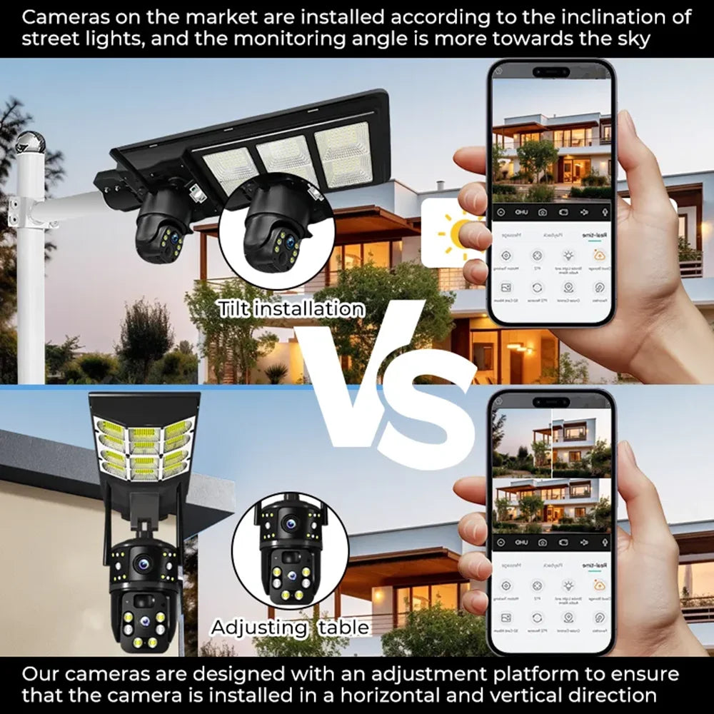 Solar Street Lights CCTV Camera