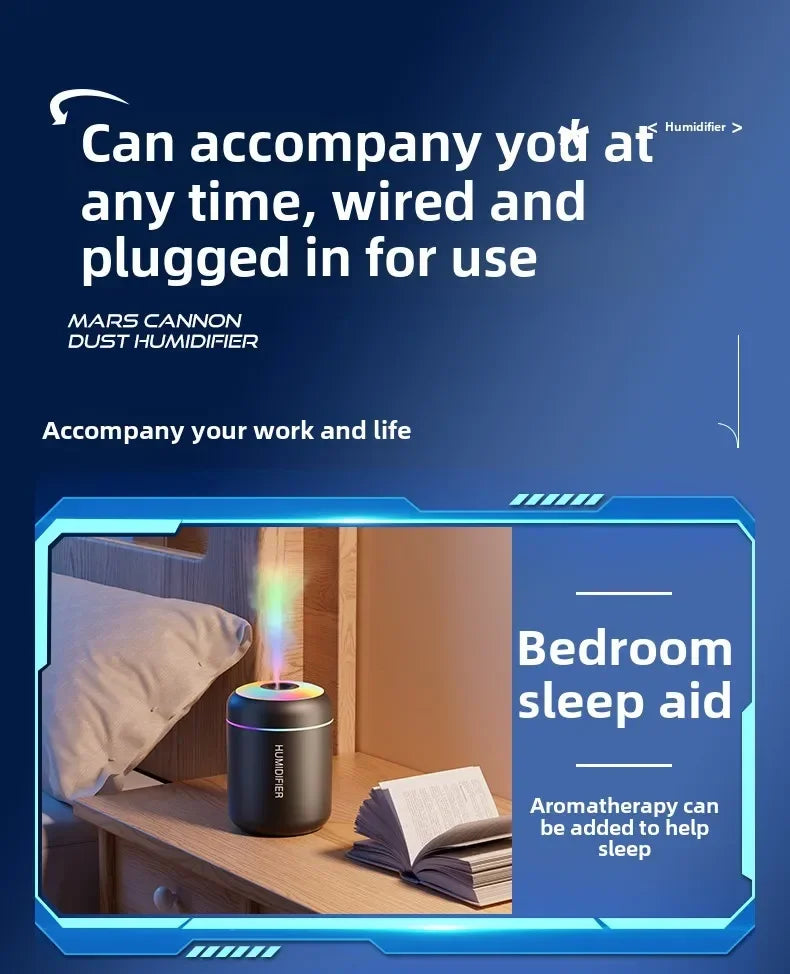 Car / Home Mini Air Humidifier 180ML