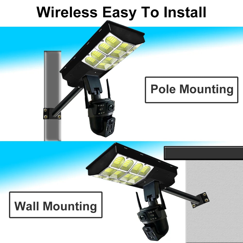 Solar Street Lights CCTV Camera