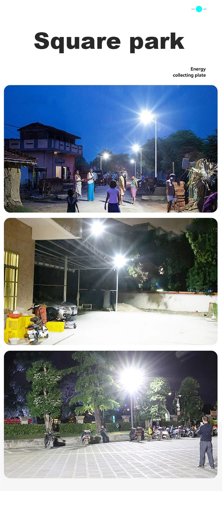 2PCS 200W Powerful Solar Light Outdoor Solar Street Light 6000mah