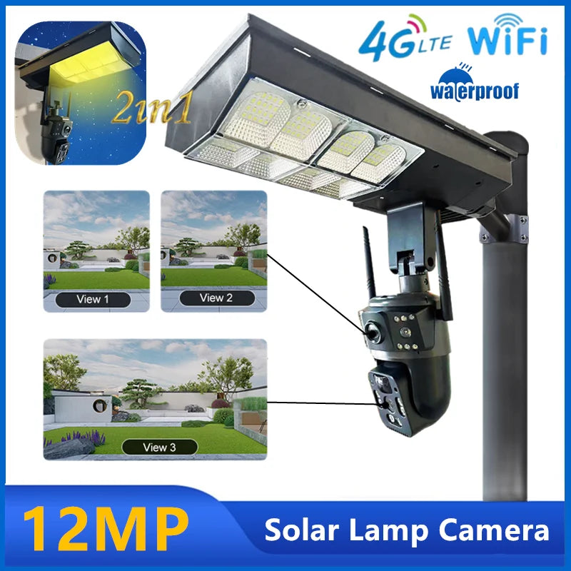 Solar Street Lights CCTV Camera