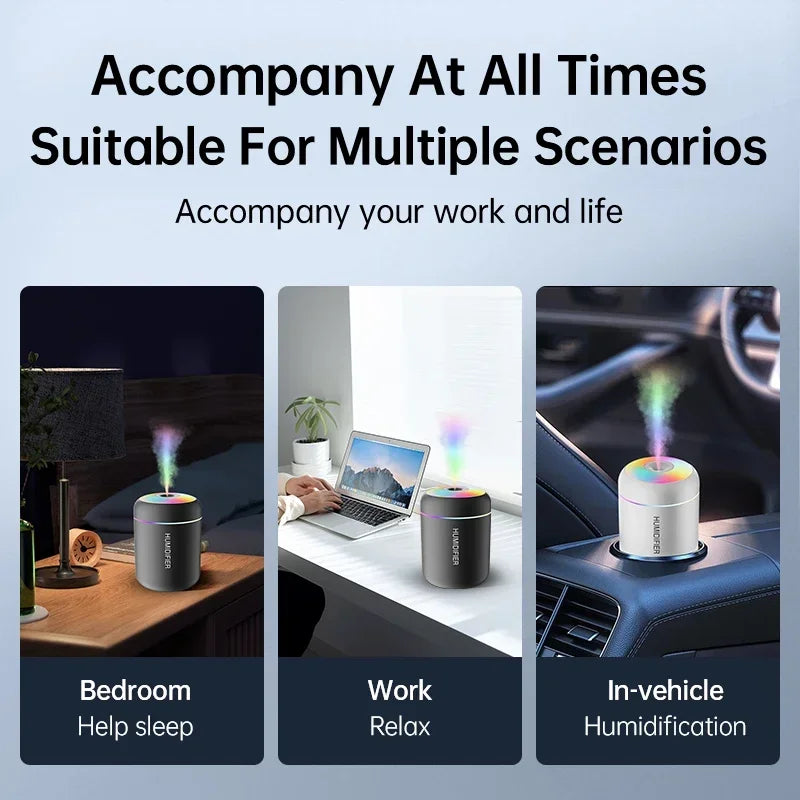 Car / Home Mini Air Humidifier 180ML
