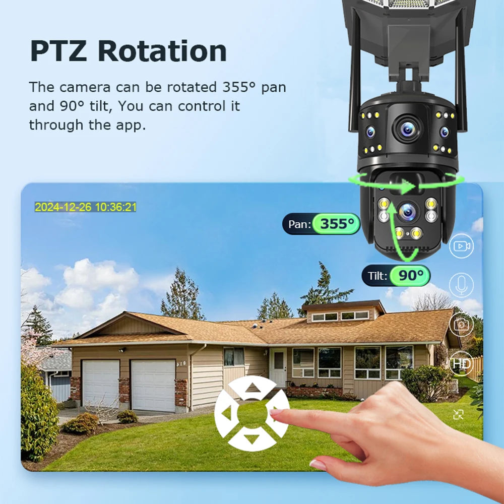 Solar Street Lights CCTV Camera