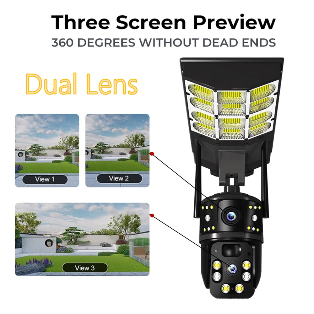 Solar Street Lights CCTV Camera