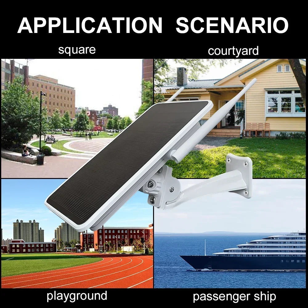 Waterproof Outdoor Solar Powered 4G