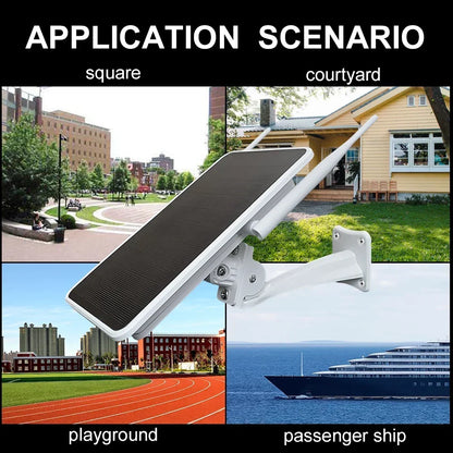 Waterproof Outdoor Solar Powered 4G
