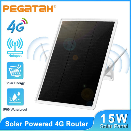 Waterproof Outdoor Solar Powered 4G