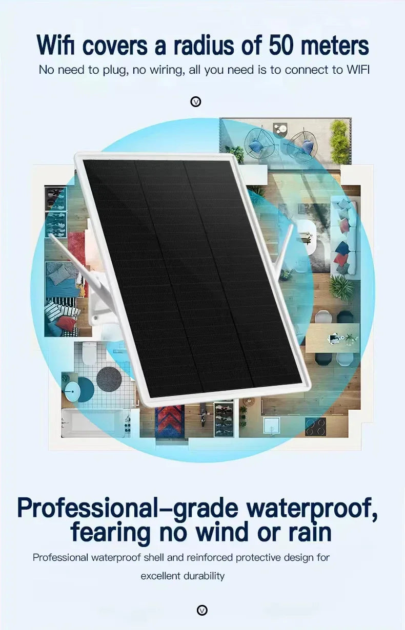 Waterproof Outdoor Solar Powered 4G