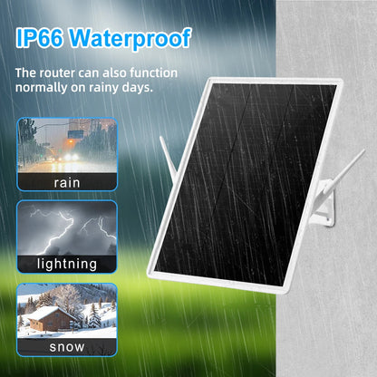 Waterproof Outdoor Solar Powered 4G