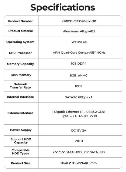 NAS Network Cloud Server Family