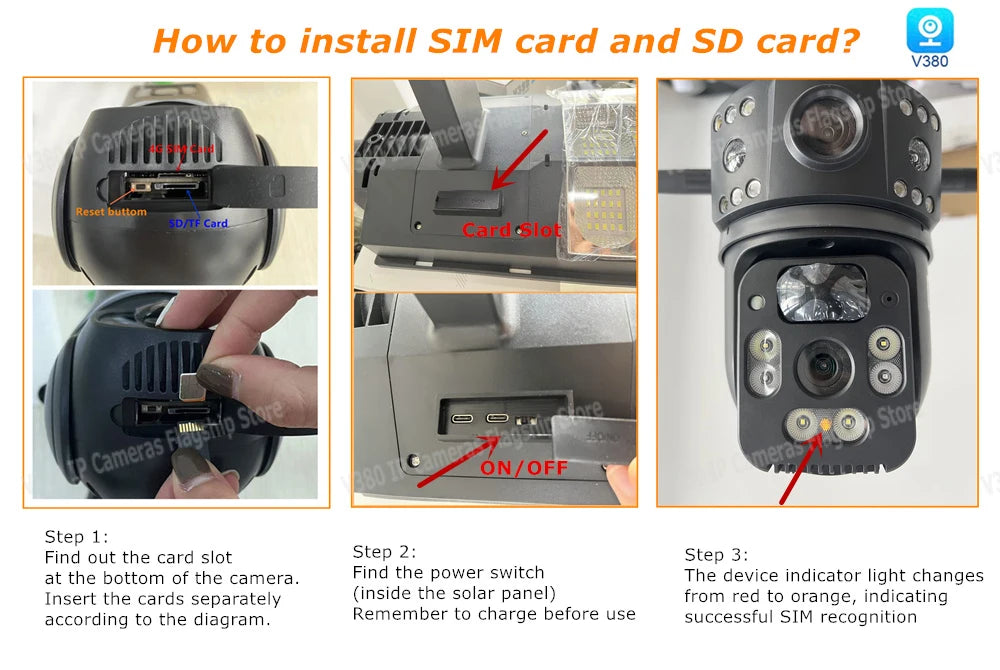 Solar Street Lights CCTV Camera