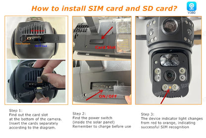 Solar Street Lights CCTV Camera