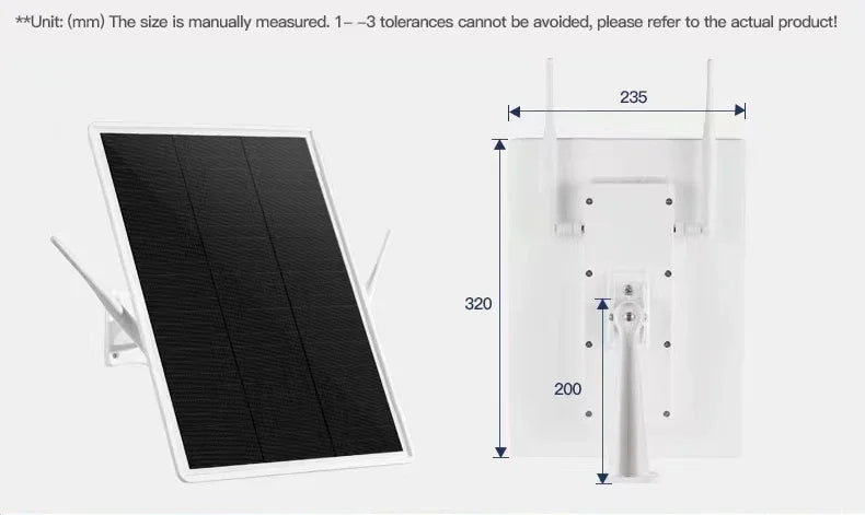 Waterproof Outdoor Solar Powered 4G