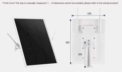 Waterproof Outdoor Solar Powered 4G