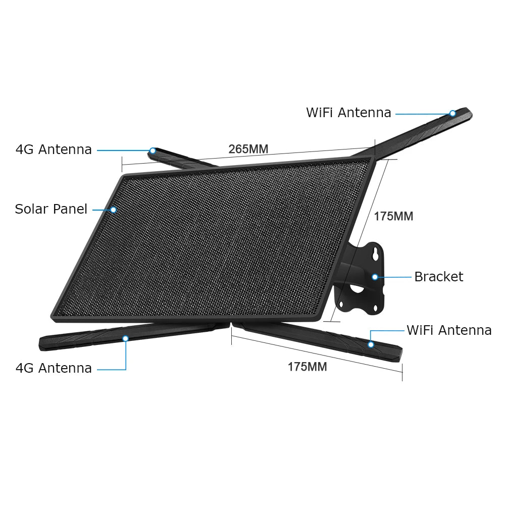 10W 4G SIM Card Solar Router Waterproof