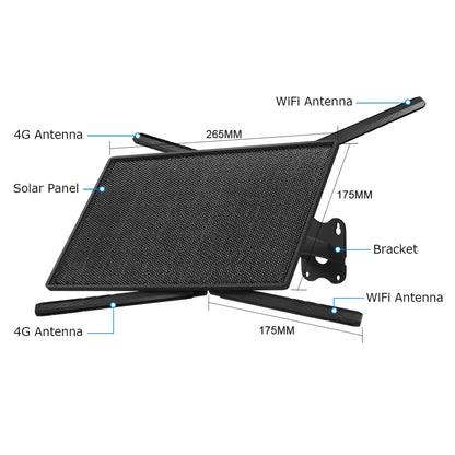 10W 4G SIM Card Solar Router Waterproof